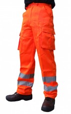 Railway Cargo Trousers With Knee Pad Pockets