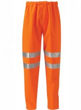 Gore-Tex Waterproof Over Trousers High Vis Orange