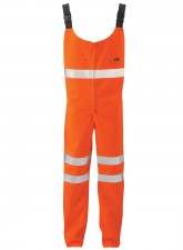 Gore-tex High-Vis Orange Salopettes