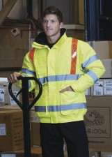 Hi Vis Bomber Jacket